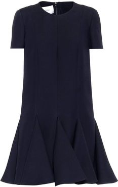 wool and silk minidress