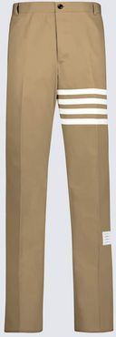 4-Bar cotton twill pants