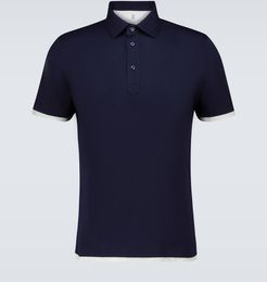 Short-sleeved polo shirt