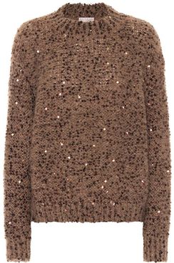 Sequined sweater