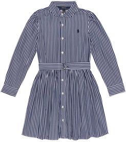 Belted cotton dress