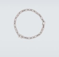 B Chain thin necklace