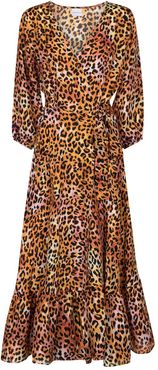 Exclusive to Mytheresa â Leopard-print silk midi dress