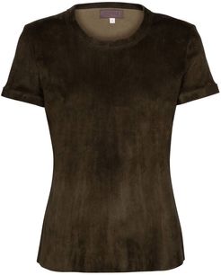 S.05 suede T-shirt