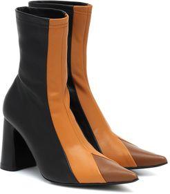 Helga leather ankle boots