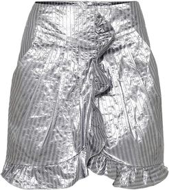 Exclusive to Mytheresa â Mucius striped metallic miniskirt