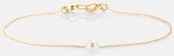 Palme de Perle 14kt gold bracelet with pearl