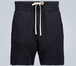 Yacht cotton sweatshorts