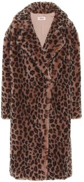 Meteo leopard-print wool coat