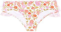 Goldie Frill floral bikini bottoms