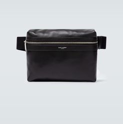 Leather messenger bag