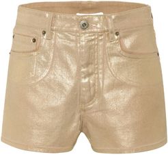 Exclusive to Mytheresa â Coated denim shorts