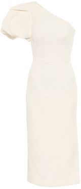 Andie crÃªpe one-shoulder midi dress