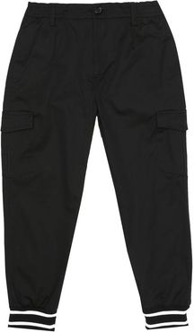 Stretch-cotton pants