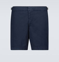 Bulldog cotton twill shorts