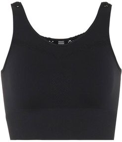 Grayson jersey and mesh sports bra