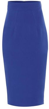 Hokoku crÃªpe pencil skirt