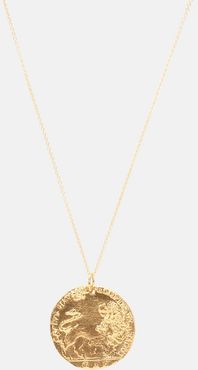 Il Leone 24kt gold-plated necklace