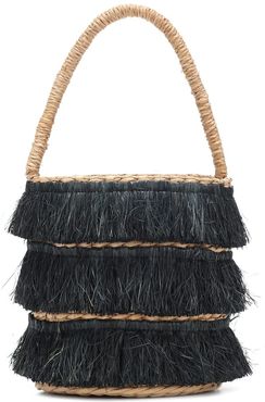 Lolita Mini straw tote