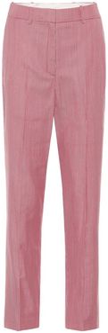 Michael wool-blend straight pants