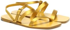 Exclusive to Mytheresa â Flat Wedge satin sandals