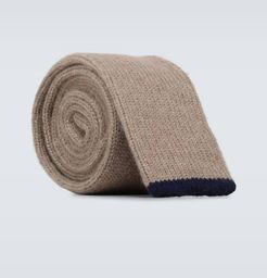 Cashmere knitted tie