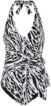 Elena tiger-print swimsuit