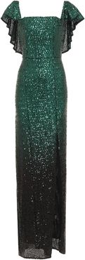 OmbrÃ© sequined gown