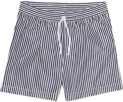 Striped swim trunks
