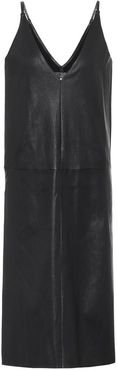 Mahaut leather slip dress