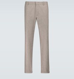 Regular-fit wool pants