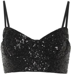Sequined bustier
