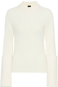 Ribbed wool sweater