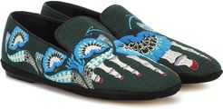 Embroidered loafers