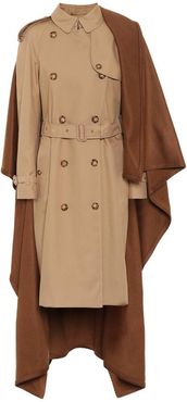 Cotton and cashmere coat