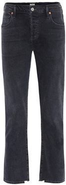 Emerson mid-rise cropped jeans