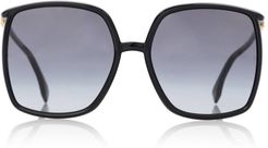 Oversized acetate sunglasses