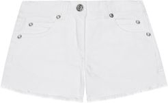Stretch-cotton denim shorts