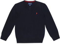 Wool V-neck sweater