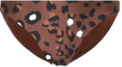 Moss leopard-print bikini bottoms