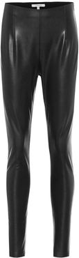 Rising Freshness faux-leather pants