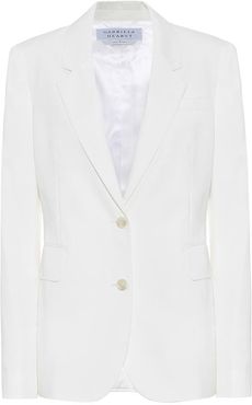 Sophie cotton-twill blazer