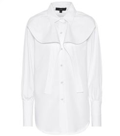 Icaro frilled cotton shirt