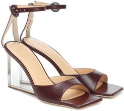 Dima leather wedge sandals