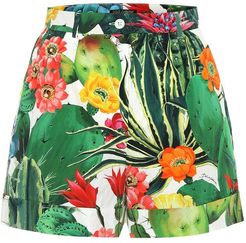 Exclusive to Mytheresa â Printed cotton-poplin shorts