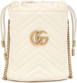 GG Marmont Mini leather bucket bag