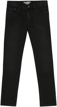 Coyote stretch-cotton jeans