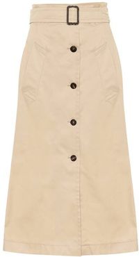 Lisotte cotton midi skirt