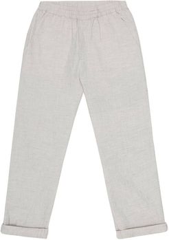 Nino cotton-blend chambray pants