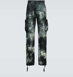 Tie-Dye Contour cargo pants